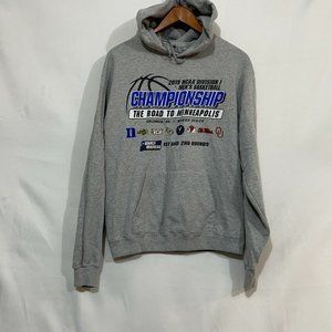 Championship The Road To Minneapolis 2019 NCAA Division Mens Basketball Hoodie M
